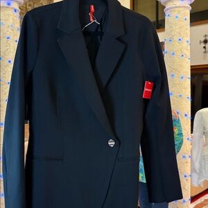 New With Tags Spanks, Asymmetrical, Black Jacket